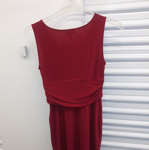 Ann Taylor Loft brick red dress sz 8P - Picture 3 of 5